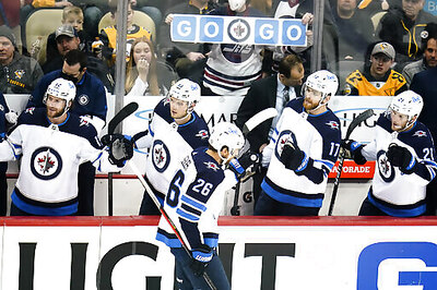 Penguins Rally To Edge Road-weary Jets 3-2 In A Shootout