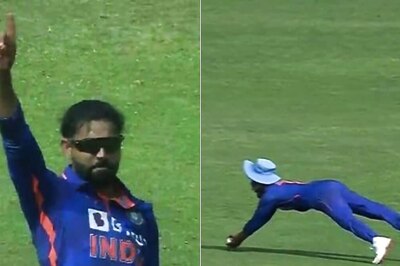 IND vs AUS, 1st ODI: Ravindra Jadeja's Miraculous Diving Catch Leaves Marnus Labuschagne Stunned - WATCH