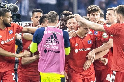 Hamburg SV Beat Hertha Berlin in 1st Leg of Promotion Playoff