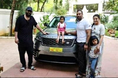 Actor Prabhas Gifts Gym Trainer Laxman Range Rover Velar Luxury SUV worth Rs 73.30 Lakh