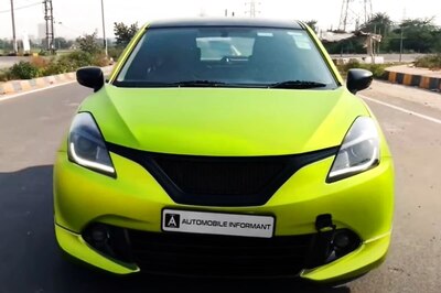 This Modified Lime Green Maruti Suzuki Baleno Got the Whole Green Car Initiative Wrong