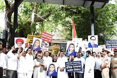 NCP Leaders Stage Protest, Demand Action Against Websites for Offensive Post on Savitribai Phule