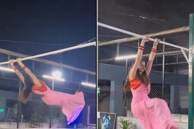 Woman Performing Gymnastics in Saree in Viral Video Sparks Memes