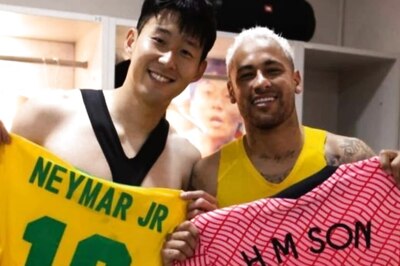 Neymar and Son-Heung Min Swap Shirts as Spurs Star Asked 'Does He Know Me?'