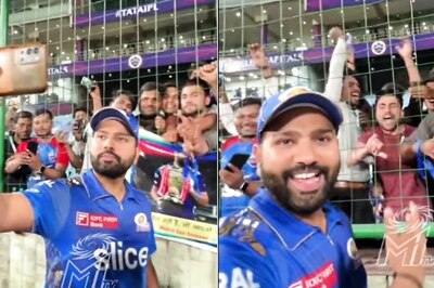 WATCH: Rohit Sharma Interacts with Fans, Clicks Selfies after Defeating Delhi Capitals