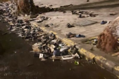 Team India Victory Parade After-effects: Damaged Cars, Dozens Of Footwear On Mumbai Streets