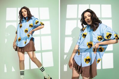 Kajal Aggarwal Takes Inspiration From Gen-Z Lookbook In Quirky Shirt And Mini Skirt