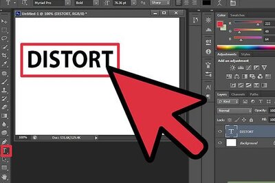 How to Distort Text in Photoshop