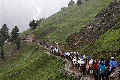 Pilgrim count at Amarnath cave crosses 1-lakh mark, 2 more die