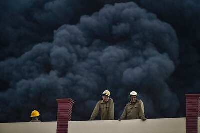 Massive Fire Near Delhi's Select Citywalk Mall Rages for Hours