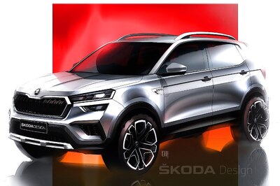 Upcoming Skoda Kushaq SUV Design Sketch Revealed Ahead of Launch on March 18
