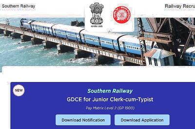 Southern Railway Recruitment 2018:  74 Junior Clerk-cum-Typist Posts, Apply Before 23rd April 2018