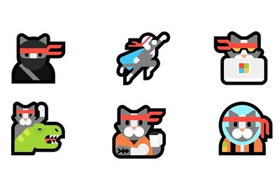 Windows 10 Users Get 6 Exclusive Ninja Cat Emojis