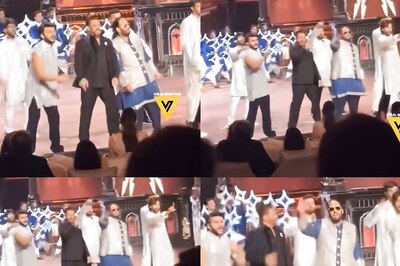 Salman Khan, Anant Ambani Dance Their Hearts Out on 'Aisa Pehli Baar Hua Hai' at Latter's Sangeet | Watch