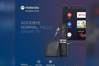 Motorola 4K Android TV Stick With Built-in Chromecast Launched in India, Priced at Rs 3,999