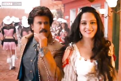 Watch: Rajinikanth romance Anushka Shetty in new song 'Mona Gasolina' from the film 'Lingaa'