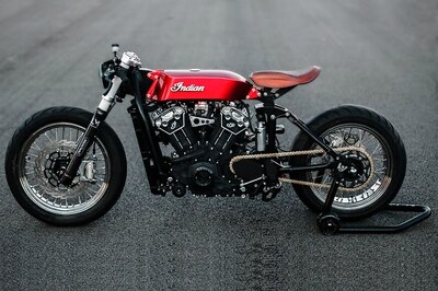 This Indian Scout Bobber Wearing a Flat-Track Body Has a Jaw-Dropping Look