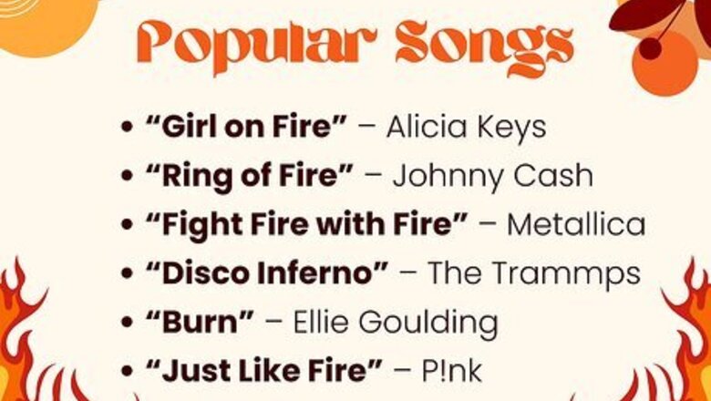70+ Songs About Fire From Different Genres and Decades