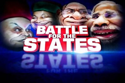 BJP set to form government in Gujarat, Cong leads over BJP in HP