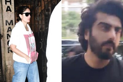 Kareena Looks Disturbed Leaving Malaika Arora's Father's House; Arjun Kapoor Arrives After Funeral