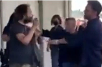 Watch: Beau Ben Affleck Protects Jennifer Lopez from Enthusiastic Fan