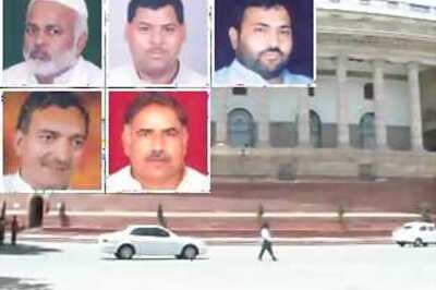 Marshals evict suspended MPs from Rajya Sabha