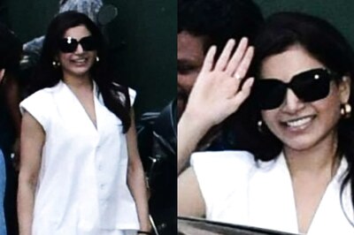 Samantha Ruth Prabhu Sports Big Smile, Waves at Paparazzi After Wrapping Shoot In Mumbai; See Pics