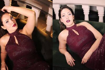 Sexy! Munmun Dutta Flaunts Her Gorgeous Avatar In Hot Wine-Coloured Outfit | Photos You Must Not Miss