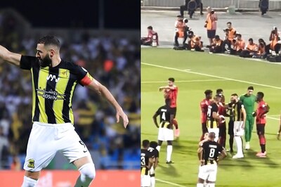 Karim Benzema Scores in Al Ittihad's Win, Gifts Penalty to Teammate Amid Saudi Pro League Exit Rumours | WATCH