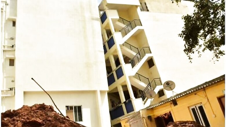 Bengaluru Civic Body Razes Down 70% of Four-storey Building That Tilted Dangerously to the Left