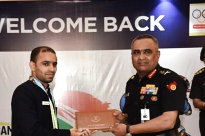 Gen Pande felicitates Army sportspersons who participated in Commonwealth Games