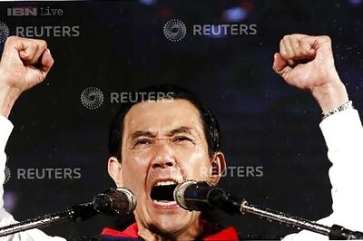 Taiwan student hurls book at President Ma Ying-jeou in China protest