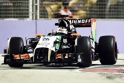 Force India reclaim fifth place with double points finish