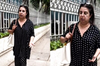 Angry Farah Khan Storms Past Paparazzi To Visit Mukesh Chhabra After His Mother's Death; Watch