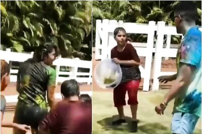 Nick Jonas Gets Real Taste of Holi Celebrations in India, Watch Video