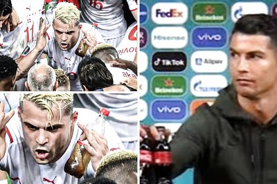 Euro 2020: Felix Felicis! Granit Xhaka Finds Inspiration in Coca-Cola Bottle as Switzerland Beat France, Fans Mock Cristiano Ronaldo after Portugal Exit