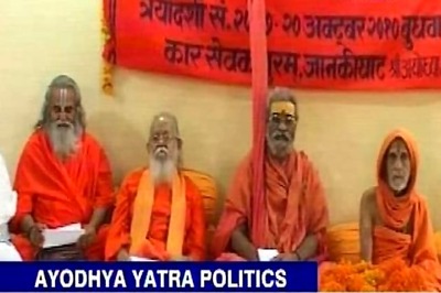 Hundreds of VHP activists camp in Ayodhya ahead of banned 'Sankalp Sabha', 42 arrested