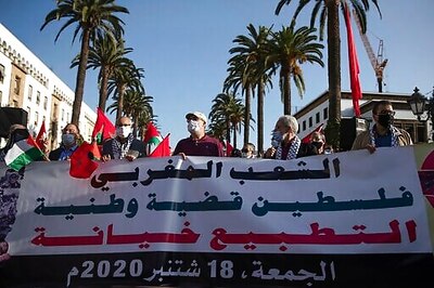 Moroccans Protest Arab Nations Normalizing Ties With Israel