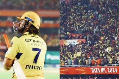 Watch: Fans go Berserk as MS Dhoni Walks in to Bat Against SRH in Hyderabad
