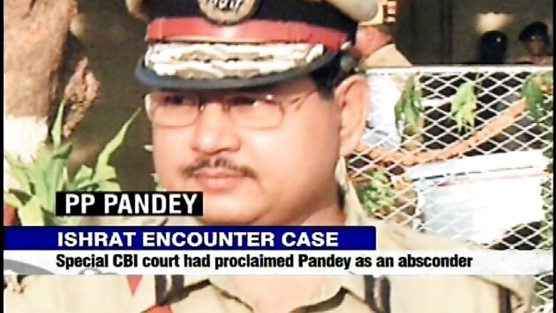 Ishrat case: Court to hear Pandey's plea to quash FIR against him