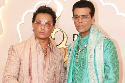 Karan Johar Poses With Prabal Gurung at Anant Ambani and Radhika Merchant's Wedding | Photos