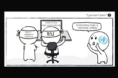 On US Report Concluding Coronavirus May Have Leaked from Wuhan, China Releases Rebuttal Cartoon