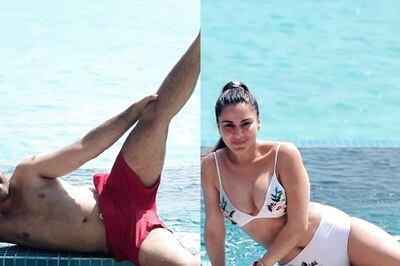 Shraddha Arya's Husband 'Mocks' Her Bikini Poses in ROFL Pic; She Calls Him 'Weird'