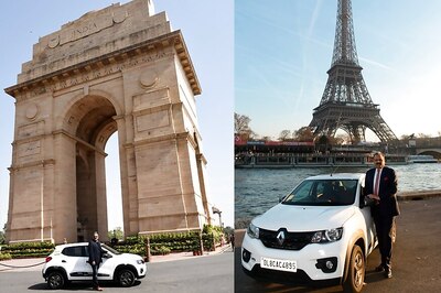 Renault Kwid Completes 18,996km Drive From New Delhi to Paris