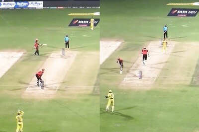 WATCH: MS Dhoni Takes Off Right Glove, Practices For Throw Before Inflicting Last Ball Run-Out