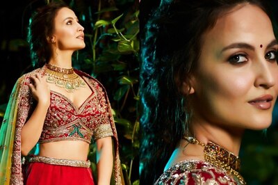 Elli AvrRam Stuns the Internet With Her Mesmerising Photos in This Bridal Ensemble