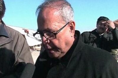 Annoyed Pranab twists mediaperson's ear