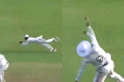 WATCH: Tilak Varma Becomes Superman, Takes A Flying Catch In Duleep Trophy