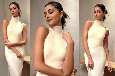 Ananya Panday Looks Fresh and Flawless In a SEXY White Turtleneck Dress Worth Rs 84K