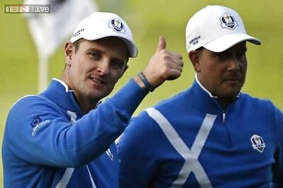 Ryder Cup: Europe roar back to lead on gripping opening day